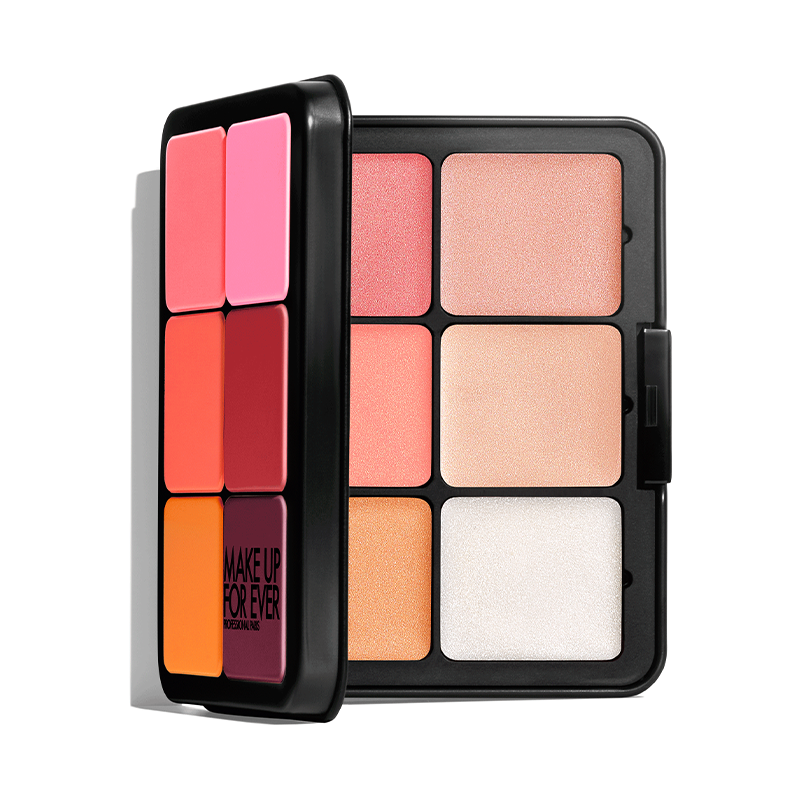 MAKE UP FOR EVER - Palette HD Skin Blush & Glow – Teint Éclatant & Sculpté