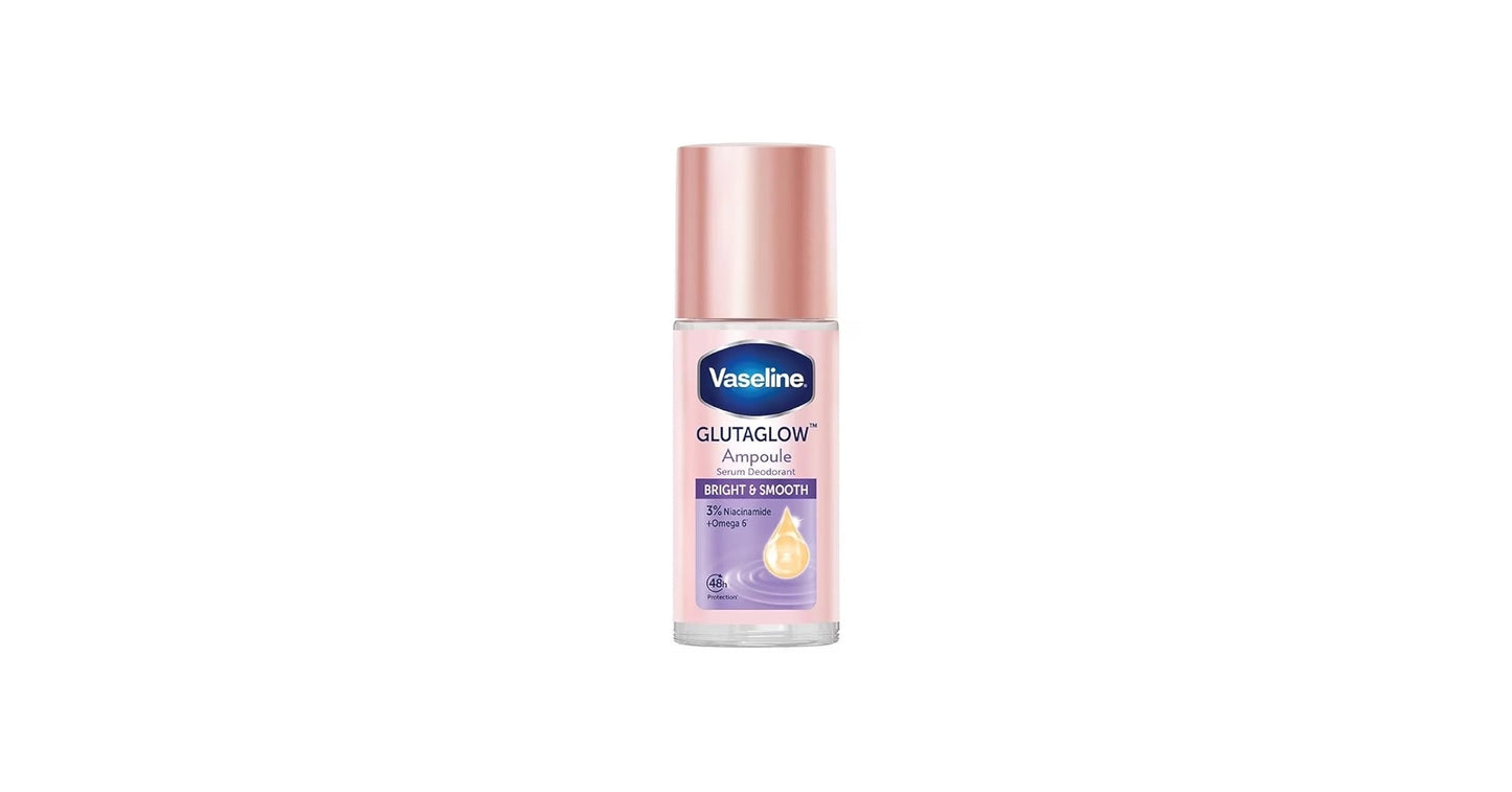 Vaseline Glutaglow™ Ampoule Déodorant Serum Roll-On – Bright & Smooth 45 ml