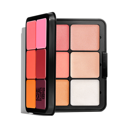 MAKE UP FOR EVER - Palette HD Skin Blush & Glow – Teint Éclatant & Sculpté