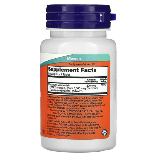 NOW GTF Chromium 200 mcg