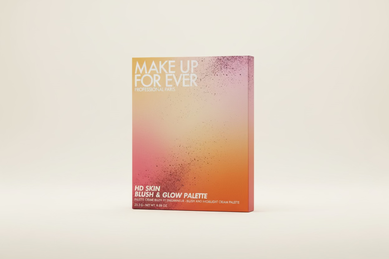 MAKE UP FOR EVER - Palette HD Skin Blush & Glow – Teint Éclatant & Sculpté